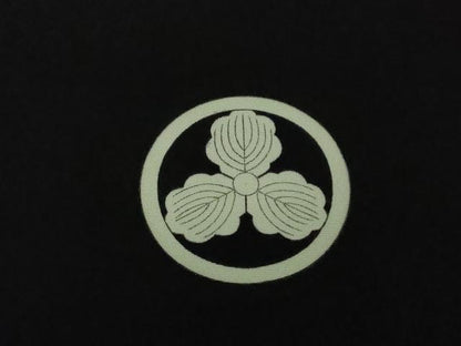 平和屋着物●極上　男性　黒紋付　逸品　DZAA7071kh6