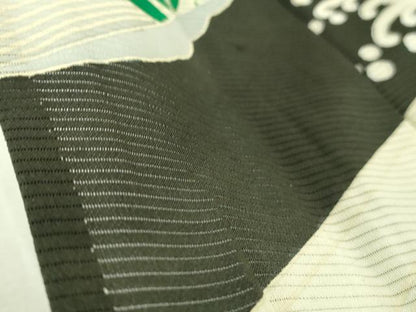 平和屋本店＊希少 夏物 アンティーク 大正ロマン 振袖 絽 駒刺繍 立波松花文 黒地 逸品 DZAA7075kh5