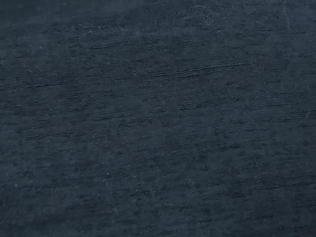 平和屋着物●極上　男性　紬　アンサンブル　色無地　濃紺地　逸品　DZAA7105kh5