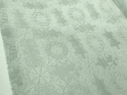 平和屋着物＊極上 夏物 京都西陣・想屋謹製 色無地 刺繍 霞紋紗 白藍色 銀通し地 やまと誂製 逸品 未使用 DZAA7120kh5