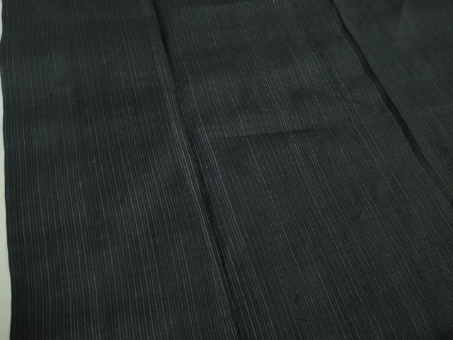 平和屋本店＊極上 夏物 男性 重要無形文化財 本場宮古上布 苧麻 縞 逸品 未使用 DZAA7122kh5