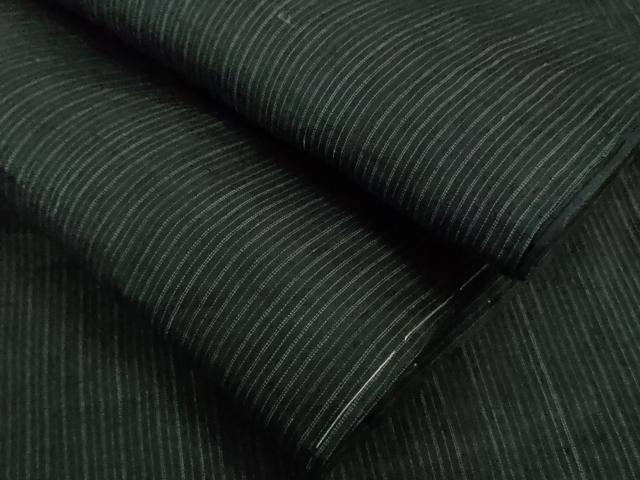 平和屋本店＊極上 夏物 男性 重要無形文化財 本場宮古上布 苧麻 縞 逸品 未使用 DZAA7122kh5