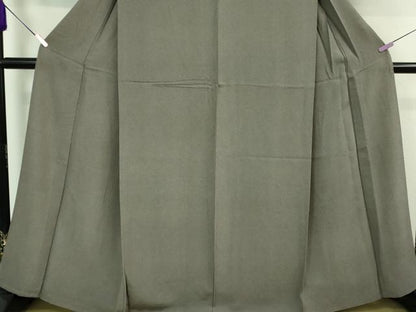 平和屋着物▽極上 江戸小紋 単衣 両面染 鮫小紋柄 似せ紫色×藤煤竹色 さが美扱い 逸品 DZAA7146kh5