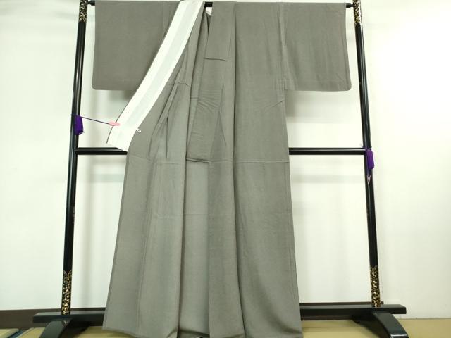 平和屋着物▽極上 江戸小紋 単衣 両面染 鮫小紋柄 似せ紫色×藤煤竹色 さが美扱い 逸品 DZAA7146kh5