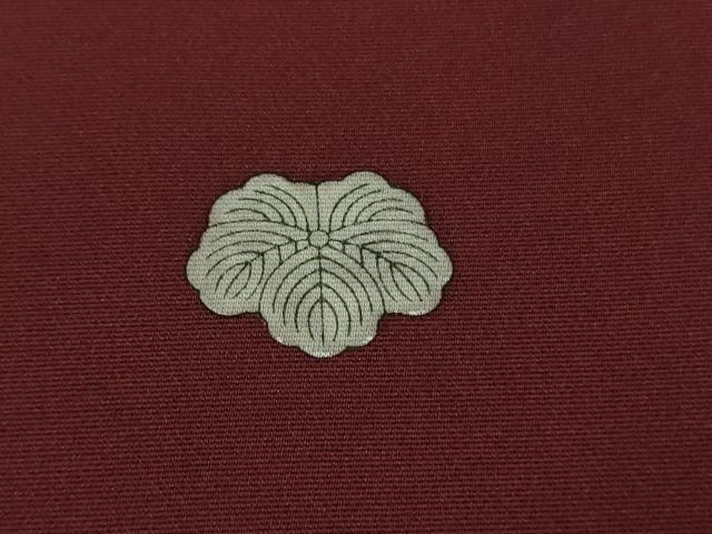 平和屋本店■極上　創業460年・千總　色留袖　駒刺繍　正倉院花鳥文　葡萄色地　金彩　高島屋扱い　逸品　DZAA7149kh5