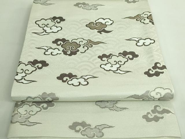 平和屋着物●極上　撫松庵　青々庵　全通柄袋帯　飛雲　たとう紙付き　DZAA7151kh5