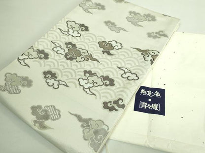 平和屋着物●極上　撫松庵　青々庵　全通柄袋帯　飛雲　たとう紙付き　DZAA7151kh5