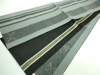 平和屋着物●極上 全通柄袋帯 スリーシーズン帯 隈取り 金彩 逸品 DZAA7206kh5