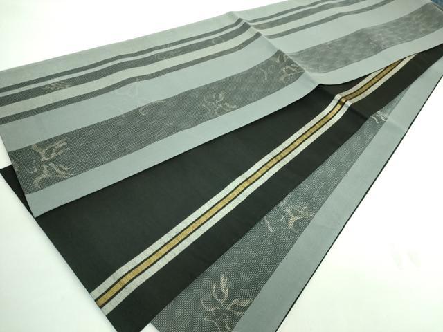 平和屋着物●極上 全通柄袋帯 スリーシーズン帯 隈取り 金彩 逸品 DZAA7206kh5