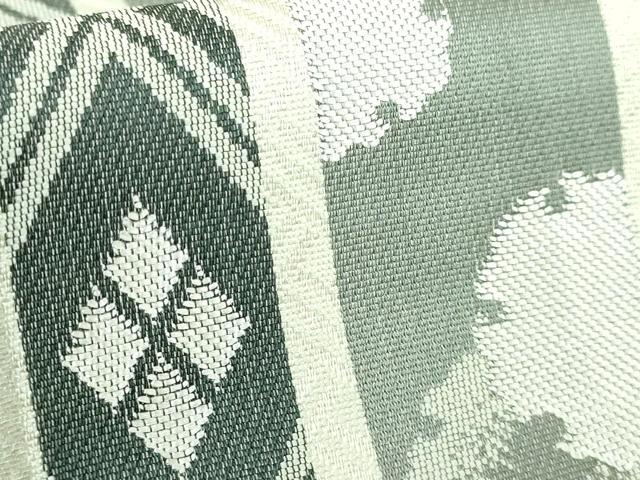 平和屋着物●極上 男性 両面 角帯 雪輪間道 逸品 未使用 DZAA7249kh5
