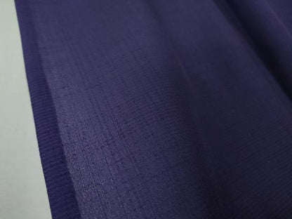 平和屋本店■極上　夏物　撫松庵　セオアルファ　訪問着　総手刺繍　蜘蛛　ディープロイヤルパープル色地　洗える着物　逸品　DZAA7252kh5