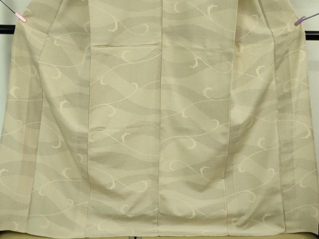 平和屋着物▽極上 本塩沢 単衣 本塩沢絣 110亀甲 唐草文 証紙付き 逸品 DZAA7270kh5