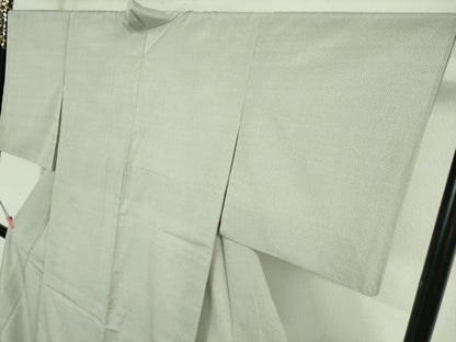 平和屋本店■極上　本塩沢　単衣　74山十字絣　宮田織物謹製　証紙付き　逸品　未使用　DZAA7271kh5