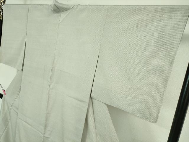 平和屋本店■極上　本塩沢　単衣　74山十字絣　宮田織物謹製　証紙付き　逸品　未使用　DZAA7271kh5