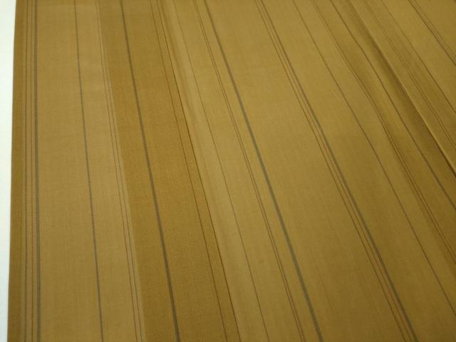 平和屋本店＊希少 夏物 本場黄八丈 夏黄八 紗紬 間道 逸品 DZAA7291kh5