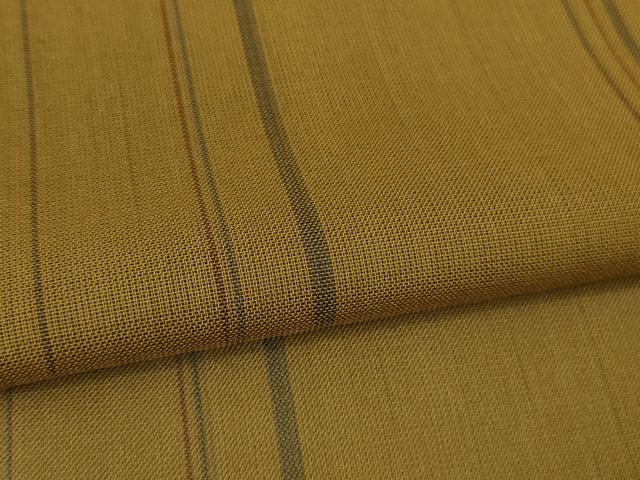 平和屋本店＊希少 夏物 本場黄八丈 夏黄八 紗紬 間道 逸品 DZAA7291kh5