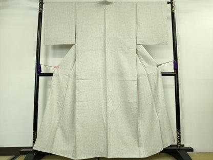 平和屋着物▽極上 お召 単衣 霞文 逸品 未使用 DZAA7328kh5