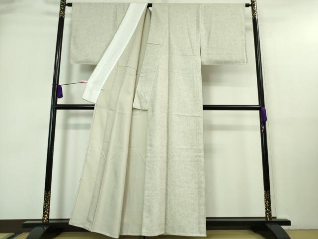 平和屋着物▽極上 お召 単衣 霞文 逸品 未使用 DZAA7328kh5