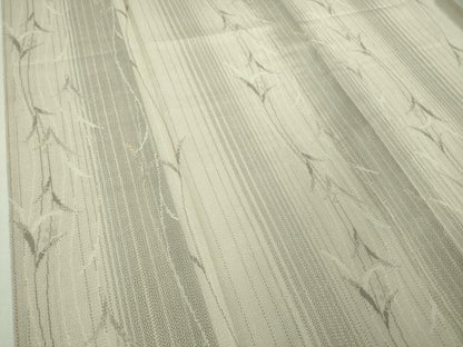 平和屋着物■極上　夏物　本場大島紬　夏大島　枝葉間道　逸品　DZAA7329kh5