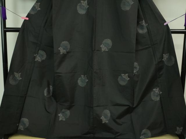 平和屋着物▽極上 本場大島紬 単衣 雪輪花鳥文 やまと誂製 逸品 未使用 DZAA7333kh5