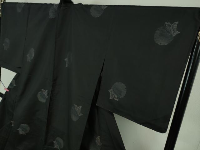平和屋着物▽極上 本場大島紬 単衣 雪輪花鳥文 やまと誂製 逸品 未使用 DZAA7333kh5
