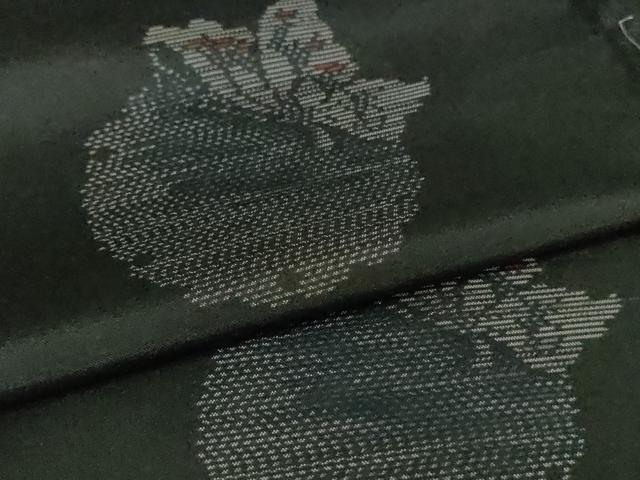 平和屋着物▽極上 本場大島紬 単衣 雪輪花鳥文 やまと誂製 逸品 未使用 DZAA7333kh5