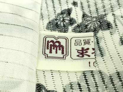 平和屋着物＊極上 夏物 伝統工芸士江戸小紋 堅駒絽 染師 吉江明 江戸の彩 まるやま扱い 反端付き 逸品 DZAA7336kh5