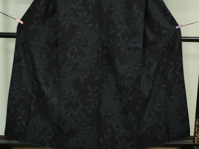平和屋着物●極上　本場結城紬　重要無形文化　奥順謹製　80亀甲　草花文　戸部井謹製　鑑定証・証紙付き　逸品　DZAA7339kh5