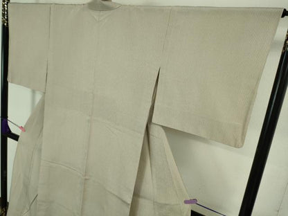 平和屋着物▽極上 本塩沢 単衣 縞 逸品 DZAA7341kh5