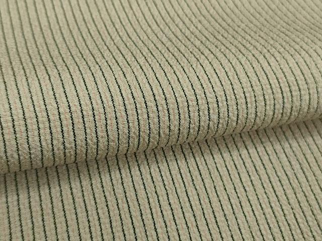 平和屋着物▽極上 本塩沢 単衣 縞 逸品 DZAA7341kh5