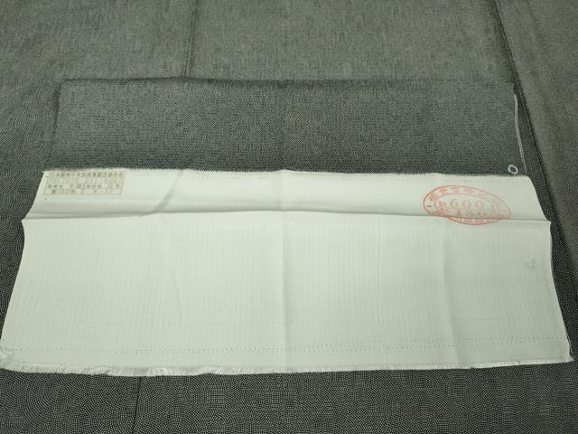 平和屋着物＊極上 夏物 江戸小紋 両面染 絽 鮫小紋柄 黒地 まるやま扱い 反端付き 逸品 DZAA7344kh5