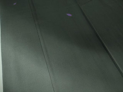 平和屋着物●極上 世界的人形師 辻村寿三郎 ジュサブロー 振袖 舞桜 羊羹色地 暈し染め 鬼しぼ縮緬 逸品 DZAA7367kh5