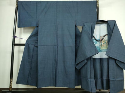 平和屋着物●極上 男性 本場大島紬 アンサンブル 100亀甲 総詰め 逸品 DZAA7407kh5