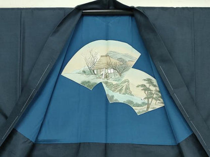 平和屋着物●極上　男性　本場大島紬　アンサンブル　150亀甲　総詰め　逸品　未使用　DZAA7411kh5