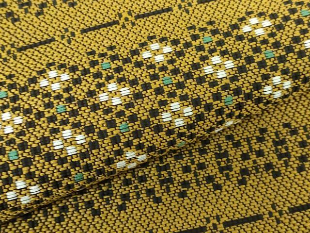 平和屋着物●極上 本場筑前博多織 八寸名古屋帯 横段花文 逸品 DZAA7446kh5