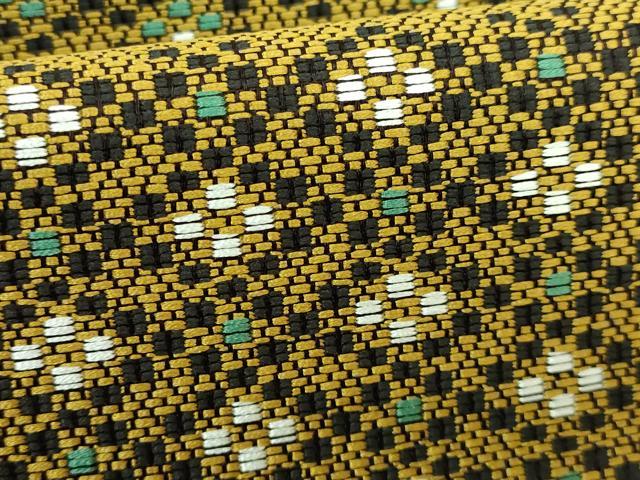 平和屋着物●極上 本場筑前博多織 八寸名古屋帯 横段花文 逸品 DZAA7446kh5