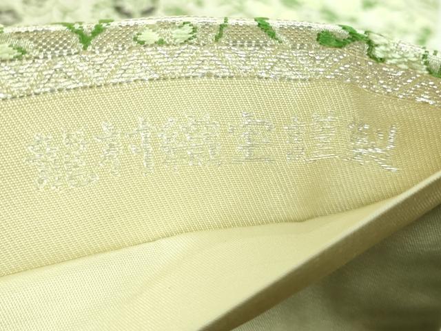 平和屋着物■極上　龍村美術織物　龍村織宝　六通柄袋帯　早雲寺銀欄　銀糸　証紙付き　逸品　DZAA7489kh5