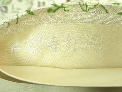 平和屋着物■極上　龍村美術織物　龍村織宝　六通柄袋帯　早雲寺銀欄　銀糸　証紙付き　逸品　DZAA7489kh5