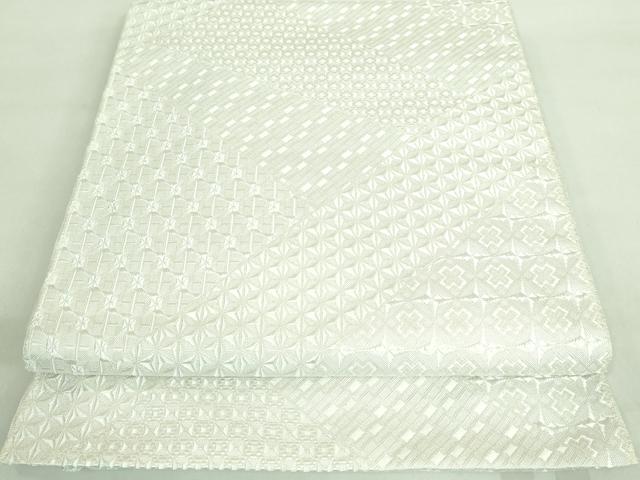 平和屋着物■極上　西陣　大光謹製　八寸名古屋帯　切子　名物裂　逸品　未使用　DZAA7510kh5