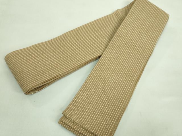 平和屋着物●極上　男性　竺仙　角帯　間道　綿　袋付き　逸品　未使用　DZAA7518kh5