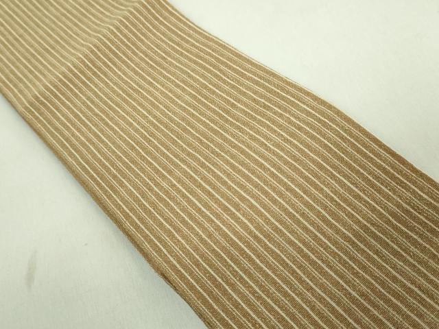平和屋着物●極上　男性　竺仙　角帯　間道　綿　袋付き　逸品　未使用　DZAA7518kh5