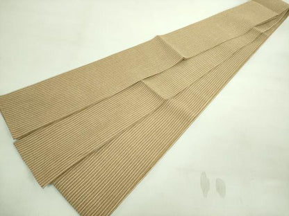 平和屋着物●極上　男性　竺仙　角帯　間道　綿　袋付き　逸品　未使用　DZAA7518kh5