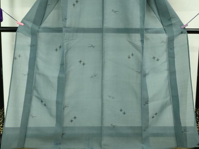 平和屋着物＊極上 夏物 本場琉球絣 夏琉球 薄花色地 逸品 DZAA7531kh5
