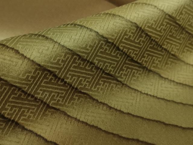 平和屋着物●極上　染色作家　斉藤三才　訪問着　暈し染め　柴染色地　逸品　DZAA7543kh5