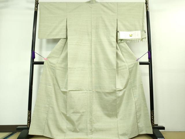 平和屋着物●極上　紅花紬　米沢　紅花物語　三越扱い　証紙付き　逸品　未使用　DZAA7563kh5