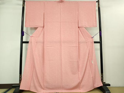 平和屋着物▽極上　重要無形文化財　人間国宝　中村勇二郎　江戸小紋　単衣　平等院鳳凰　逸品　DZAB6560kh6