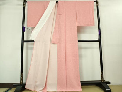 平和屋着物▽極上　重要無形文化財　人間国宝　中村勇二郎　江戸小紋　単衣　平等院鳳凰　逸品　DZAB6560kh6