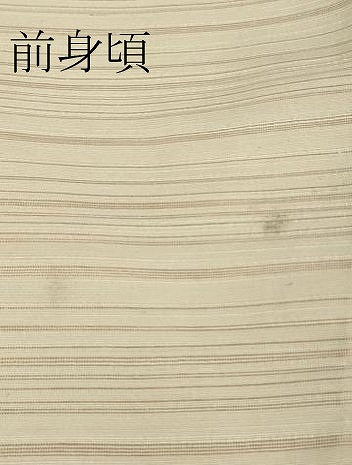 平和屋着物＊極上 夏物 本加賀友禅作家 談義所栄二監修 変わり絽紬 色無地 肌色 逸品 DZAA7622kh5