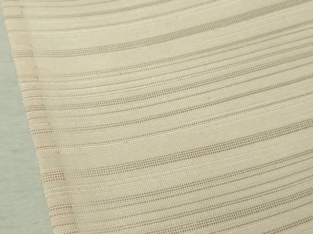 平和屋着物＊極上 夏物 本加賀友禅作家 談義所栄二監修 変わり絽紬 色無地 肌色 逸品 DZAA7622kh5