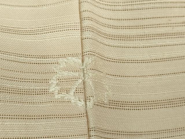 平和屋着物＊極上 夏物 本加賀友禅作家 談義所栄二監修 変わり絽紬 色無地 肌色 逸品 DZAA7622kh5